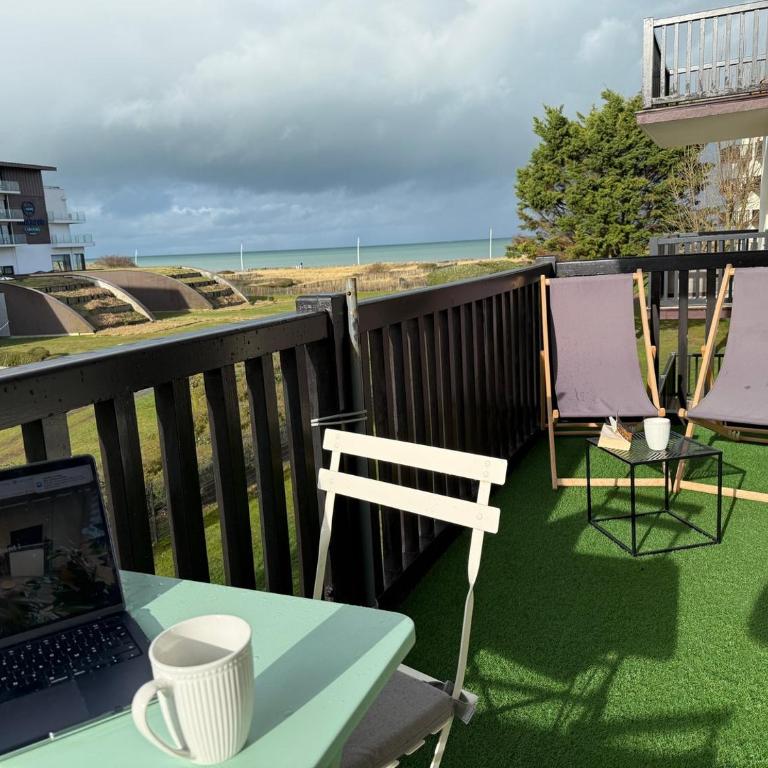 Le Petit Cabourg plage - vue mer - Monolocale con Vista Oceano - 1