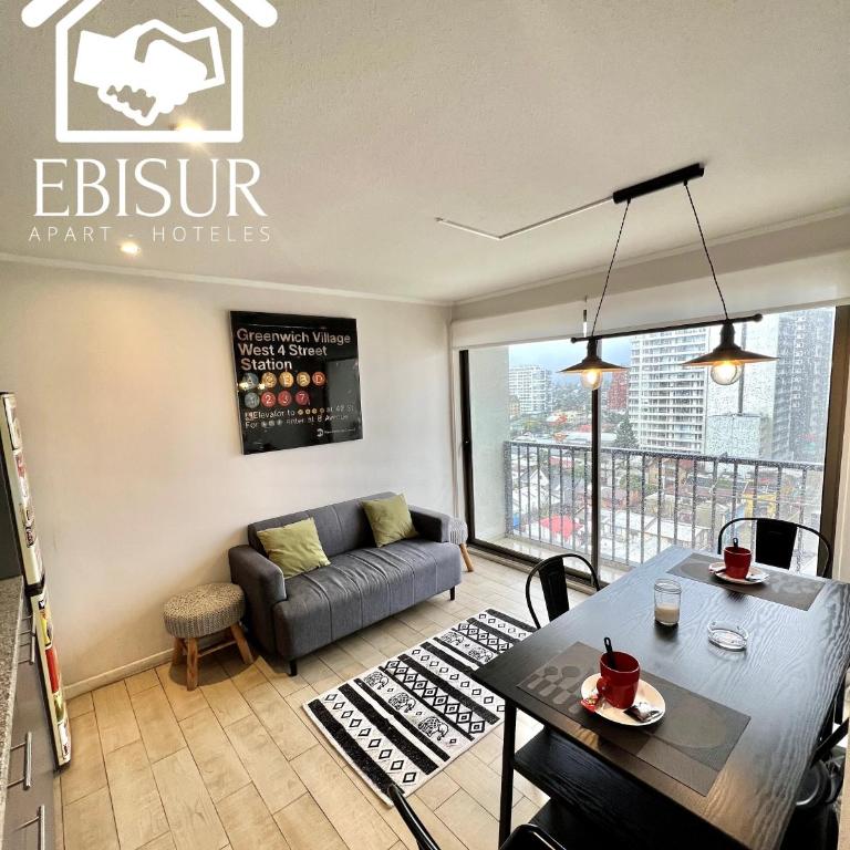 EBISUR Apart - Hoteles MAIPU - One-Bedroom Apartment with Balcony - 4