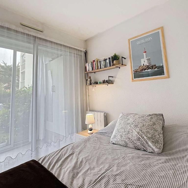 Quiberon: Charmant 2P - Proche Plages avec Jardin - FR-1-478-328 - Apartment - 8