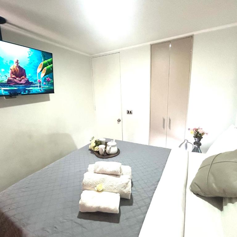 1A Metro Matta Fantasilandia T Caupolican Gendarmeria - One-Bedroom Apartment - 4