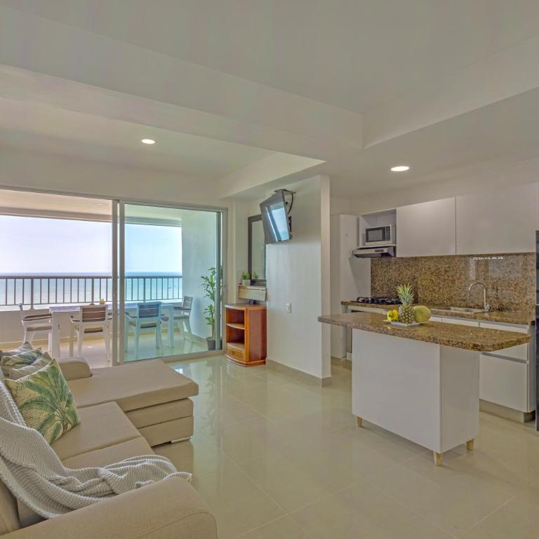 Bocagrande Summer Beach - Primera linea de mar - Two-Bedroom Apartment - 2