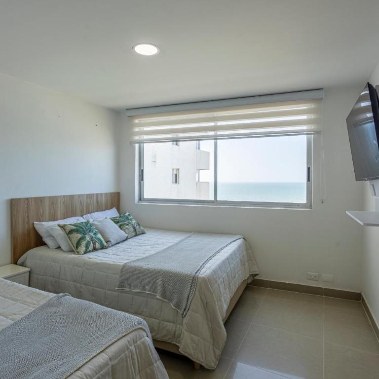 Bocagrande Summer Beach - Primera linea de mar - Two-Bedroom Apartment - 15