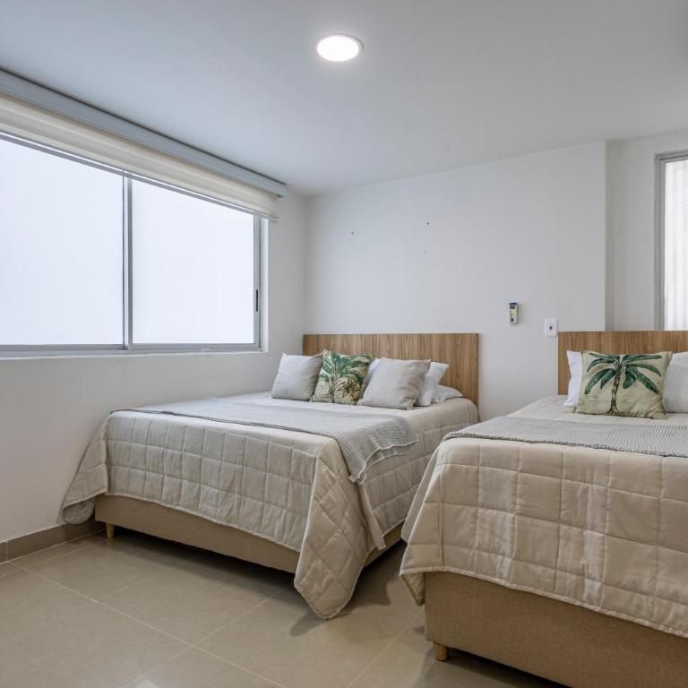 Bocagrande Summer Beach - Primera linea de mar - Two-Bedroom Apartment - 22