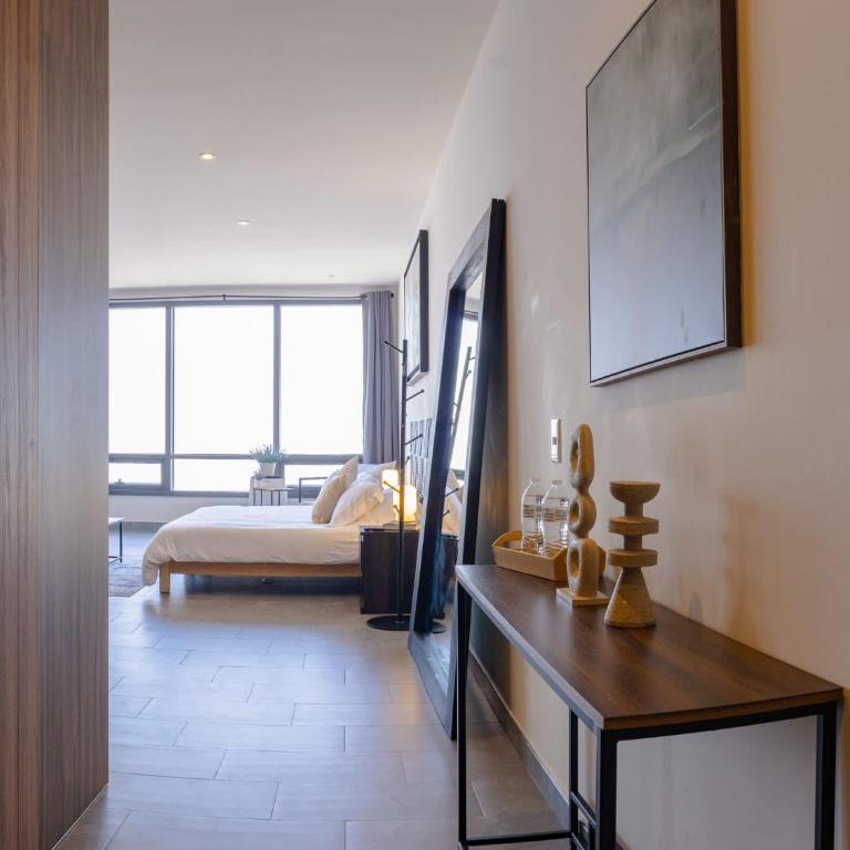 Best Mexico City Views Jacuzzi Sauna Pool & GYM - Apartamento de 1 Dormitorio con balcón y vistas a la ciudad - 10