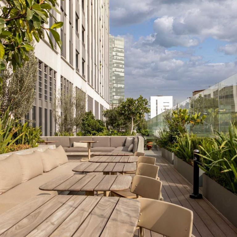 Best Mexico City Views Jacuzzi Sauna Pool & GYM - Apartamento de 1 Dormitorio con balcón y vistas a la ciudad - 15