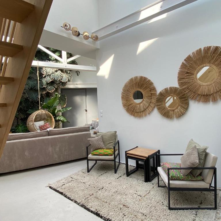 Atelier Audusson - Espace atypique aux jardins intérieurs - Maison 7 Chambres - 22
