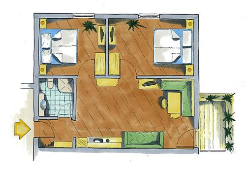 Ferienwohnung am Oberrainerhof - Comfort Apartment mit 2 Schlafzimmern - Nebengebäude - 2. Etage - 5