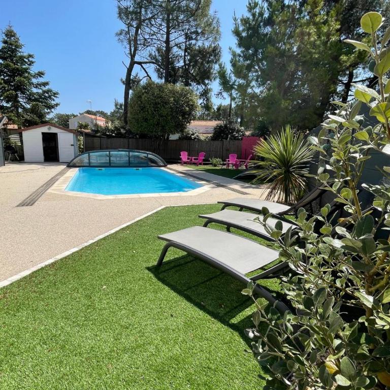 La Floralie, Piscine chauffée, WiFi, 2km plage - Casa con 3 Camere da Letto - 6