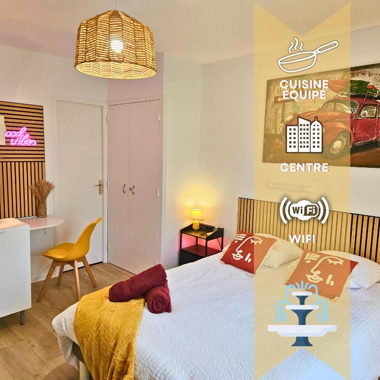 ''Coccinelle'' WIFI - CENTRE - MODERNE - Appartement 1 Chambre - 1