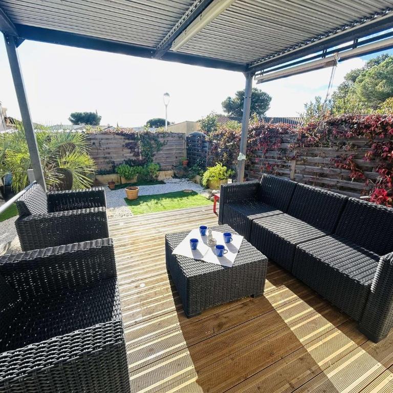 Cap d'Agde 34- Appart T2 jardin - Haut de Saint Martin CT415-002 - One-Bedroom Apartment with Garden - 1