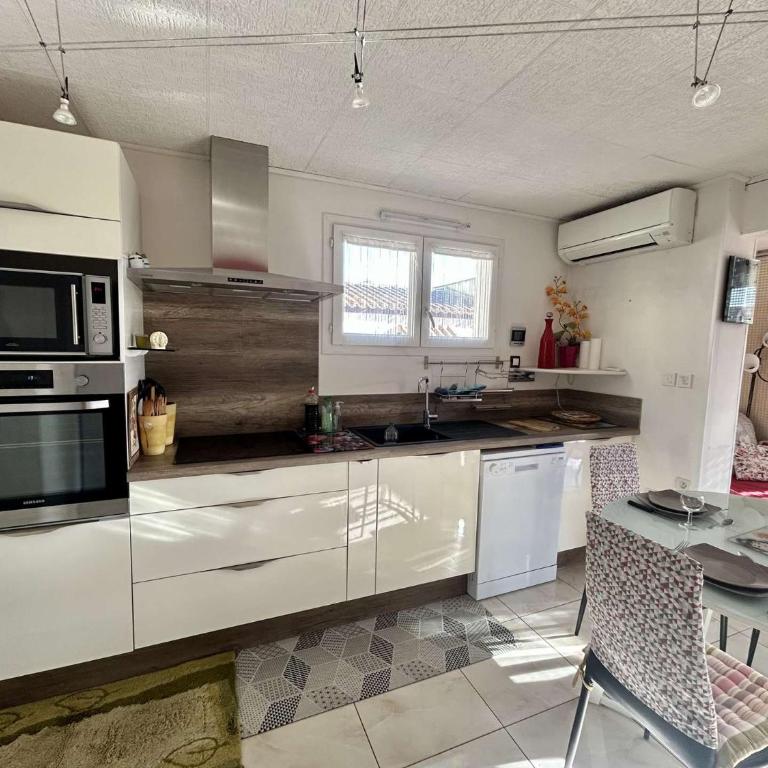Cap d'Agde 34- Appart T2 jardin - Haut de Saint Martin CT415-002 - One-Bedroom Apartment with Garden - 8