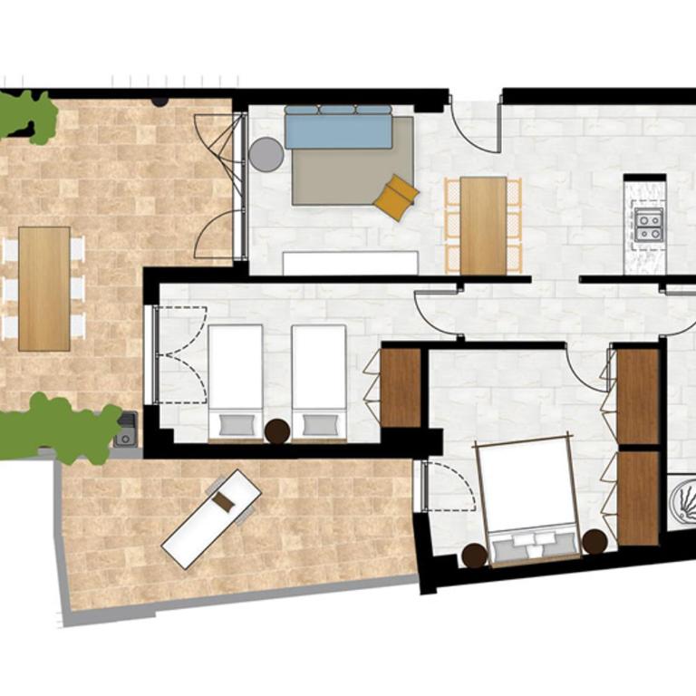 Dormio Resort Costa Blanca Beach & Spa - Apartamento de 2 dormitorios con balcón o terraza - 8