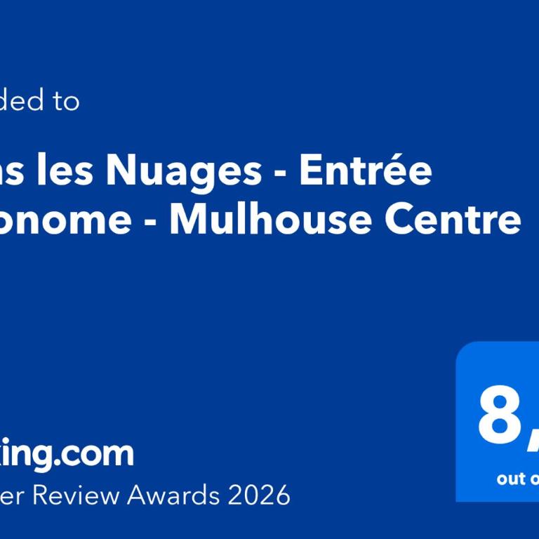 Dans les Nuages - Entrée autonome - Mulhouse Centre - Appartamento con 3 Camere da Letto - 11