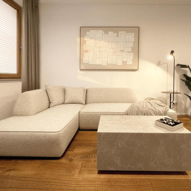 TrulySpace - Modernes Apartment am Rathausplatz, Terrasse, Fahrstuhl - One-Bedroom Apartment - 3