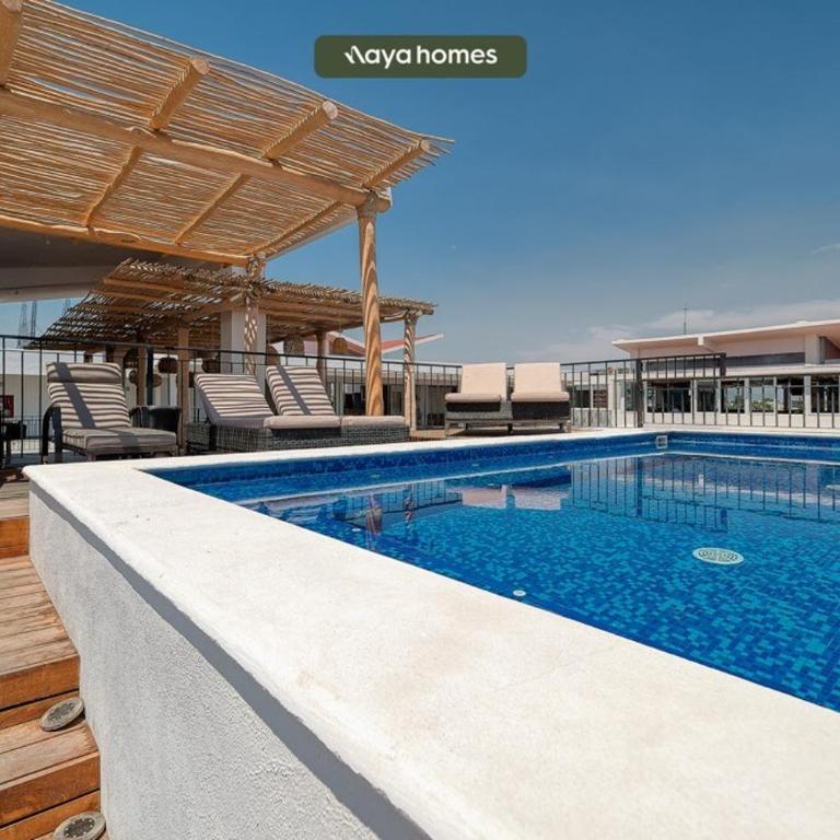 Cozy Studio -Private Balcony - Pool - Gym - Ferienhaus - 4
