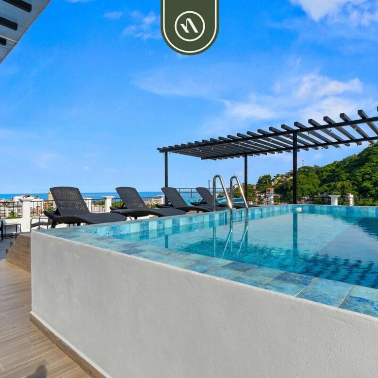 New 1 BR Condo - Rooftop Pool - Romantic Zone - Casa - 31