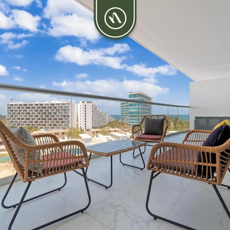 New 2BR APT - Beach Access - Pool - GYM - Jacuzzi - Casa - 15