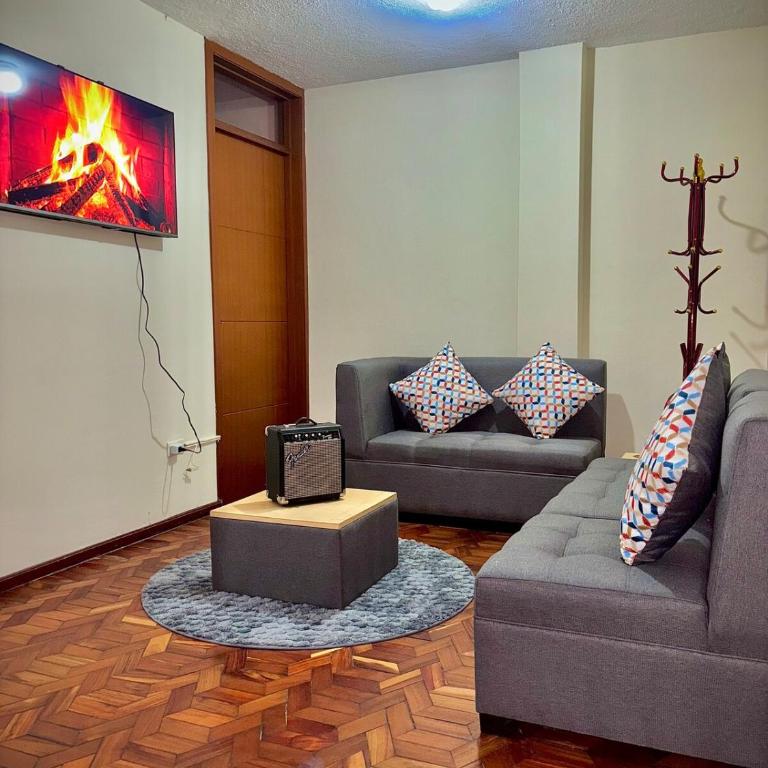 Apartamento con increible vista - 7 min Centro Historico de Quito - One-Bedroom Apartment - 3