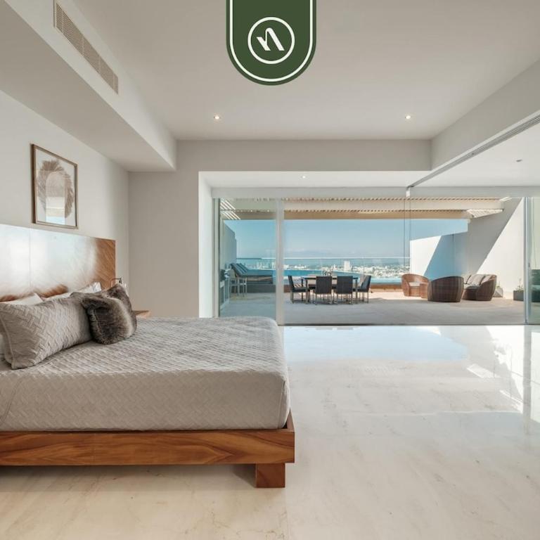 Oceanview Penthouse with Private Pool - BBQ - Vacation Home - 23