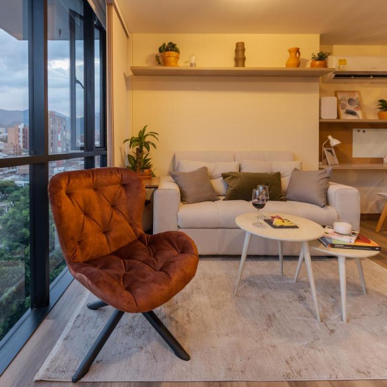 Artisan Design & Incredible View Loft at Laureles - One-Bedroom Apartment - 4