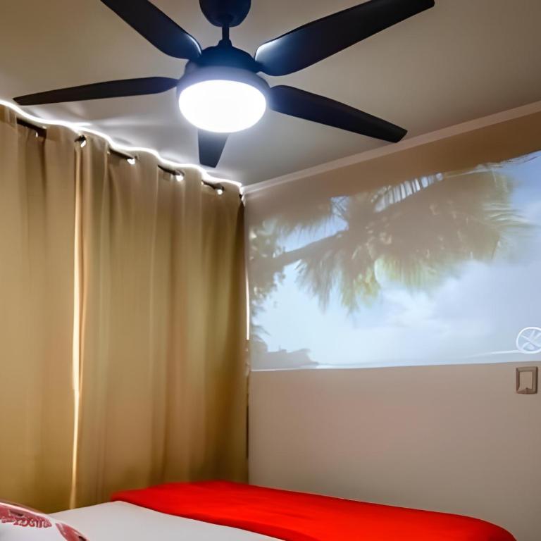 Depto moderno con piscina y vista ciudad, a pasos Metro Santa Isabel y Barrio Italia - One-Bedroom Apartment - 9