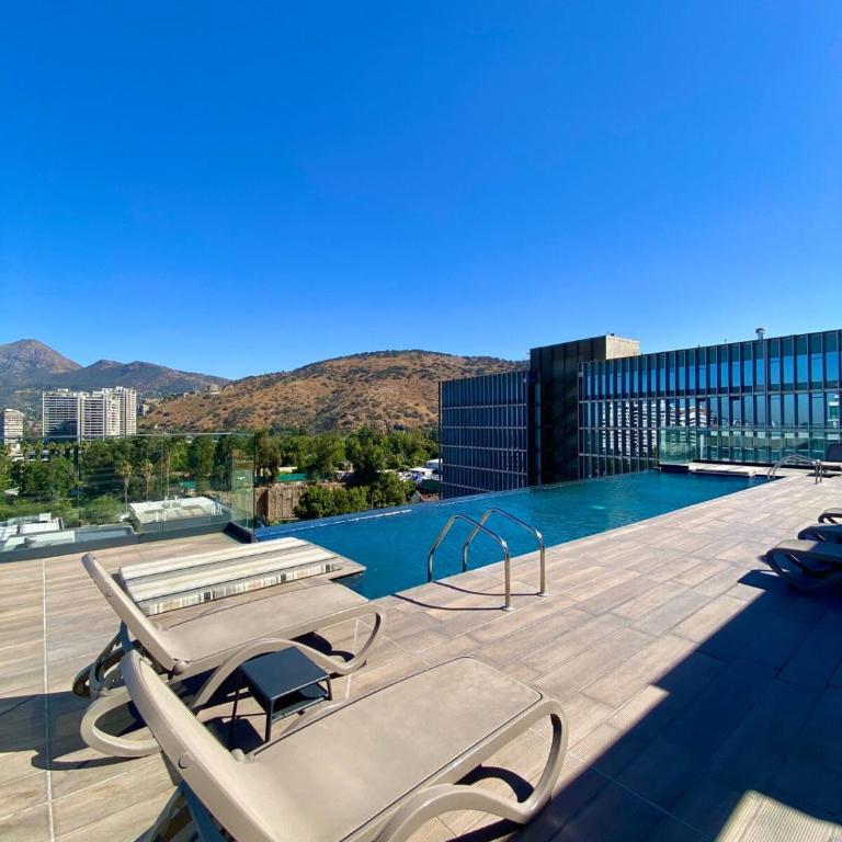 Lujoso departamento en Estoril, Las Condes - One-Bedroom Apartment - 16