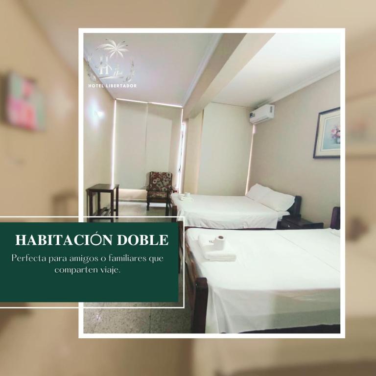 Hotel Libertador - Habitación Doble - 2 camas - 3