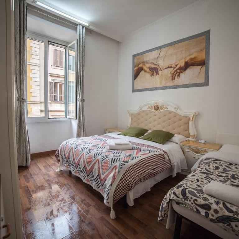 Cosmo Terzo GuestHouse Roma - Camera Tripla con Bagno Privato - 1