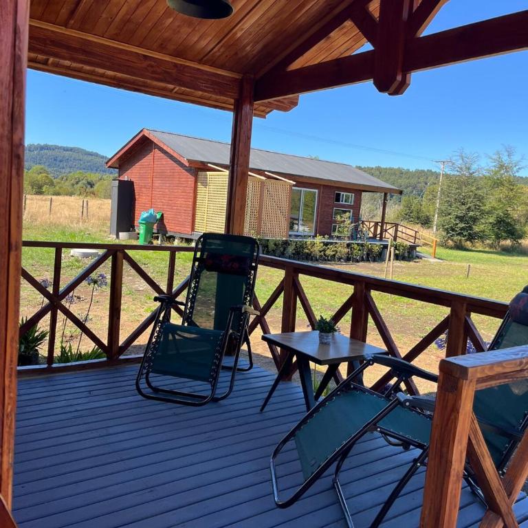 cabaña alerce lago panguipulli - Two-Bedroom House - 11
