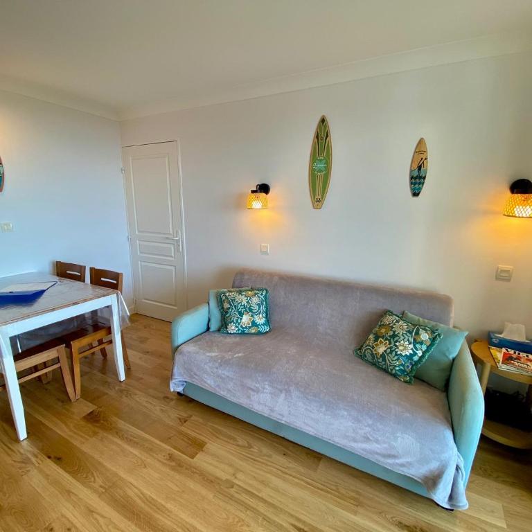 Lacanau, Résidence Bleu Marine, appartements 2e étage, exceptionnels car balcon face et vue océan avec piscine ! Et avec parking réservé - One-Bedroom Apartment - 22