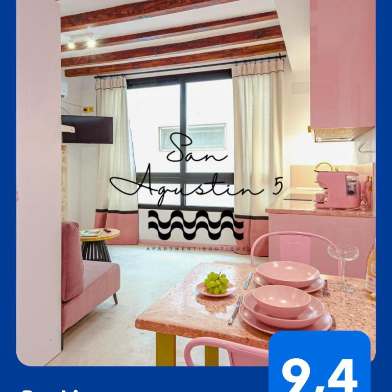 Glamorous pink studio in city center - One-Bedroom Apartment - 1