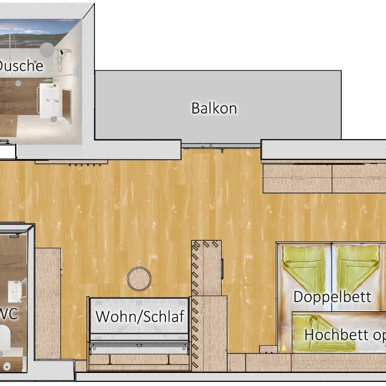Smarthotel inAlpe - Deluxe Zimmer mit 2 Queensize-Betten - 7