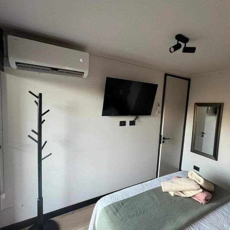 SmartSuites Chile Hermoso Departamento 1 Dormitorio 1 Bano Sofa Cama Aire Acondicionado Terraza Estacionamiento - One-Bedroom Apartment - 5