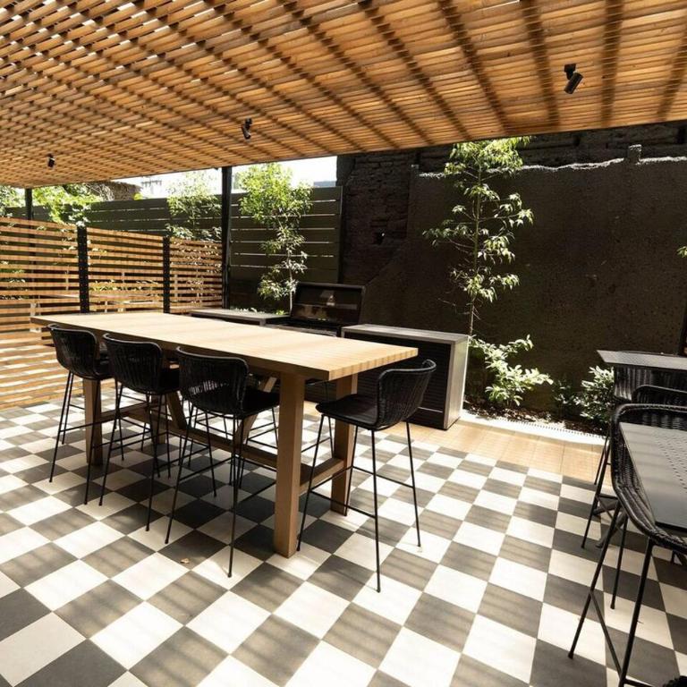 SmartSuites Chile Hermoso Departamento 1 Dormitorio 1 Bano Sofa Cama Aire Acondicionado Terraza Estacionamiento - One-Bedroom Apartment - 18