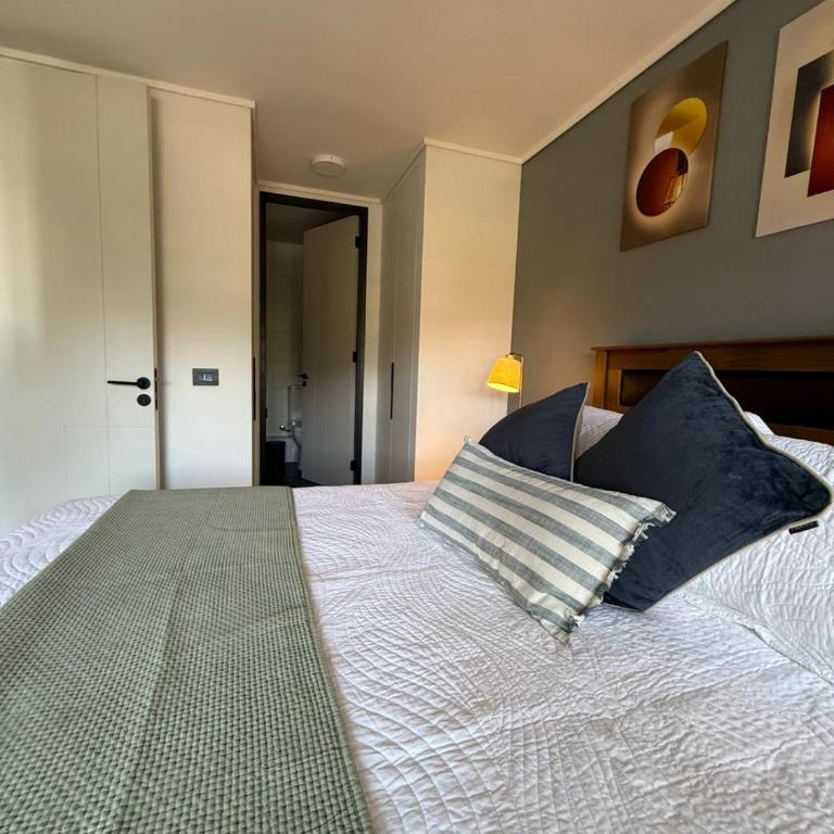 SmartSuites Chile Hermoso Departamento 1 Dormitorio 1 Bano Sofa Cama Aire Acondicionado Terraza Estacionamiento - One-Bedroom Apartment - 28