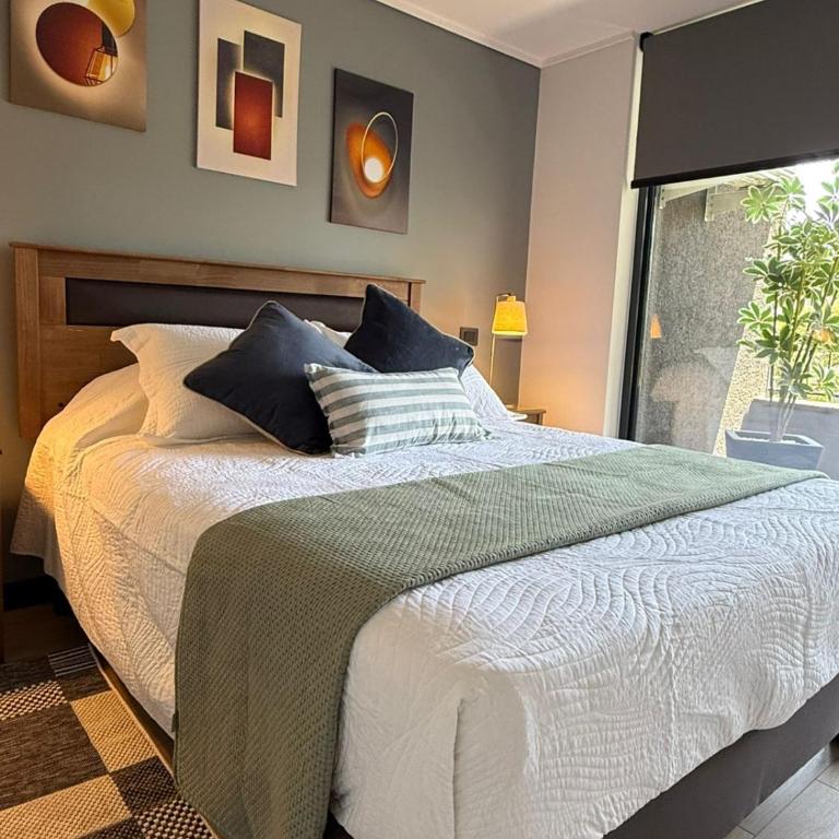 SmartSuites Chile Hermoso Departamento 1 Dormitorio 1 Bano Sofa Cama Aire Acondicionado Terraza Estacionamiento - One-Bedroom Apartment - 1
