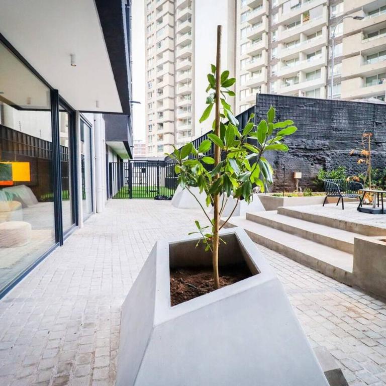 SmartSuites Chile Hermoso Departamento 1 Dormitorio 1 Bano Sofa Cama Aire Acondicionado Terraza Estacionamiento - One-Bedroom Apartment - 42