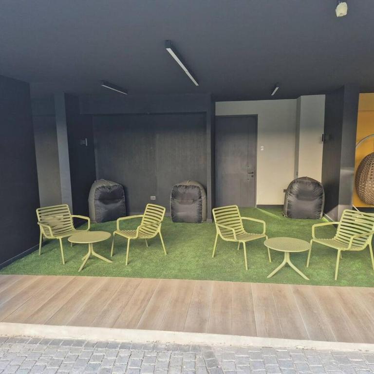 SmartSuites Chile Hermoso Departamento 1 Dormitorio 1 Bano Sofa Cama Aire Acondicionado Terraza Estacionamiento - One-Bedroom Apartment - 53