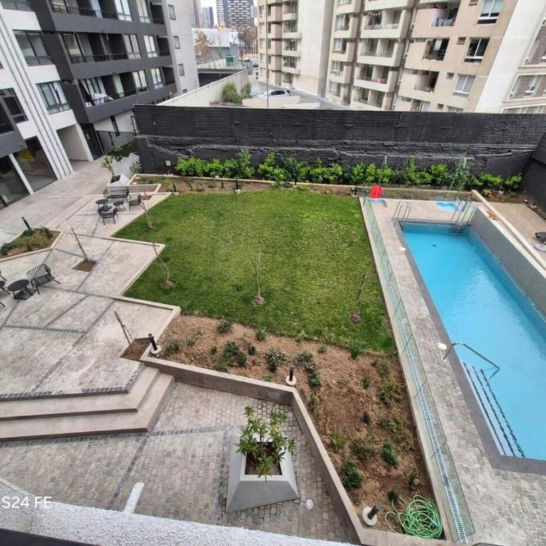 SmartSuites Chile Hermoso Departamento 1 Dormitorio 1 Bano Sofa Cama Aire Acondicionado Terraza Estacionamiento - One-Bedroom Apartment - 54