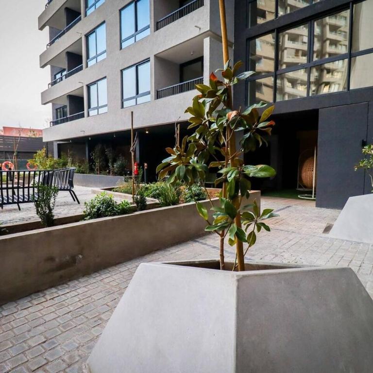 SmartSuites Chile Hermoso Departamento 1 Dormitorio 1 Bano Sofa Cama Aire Acondicionado Terraza Estacionamiento - One-Bedroom Apartment - 56