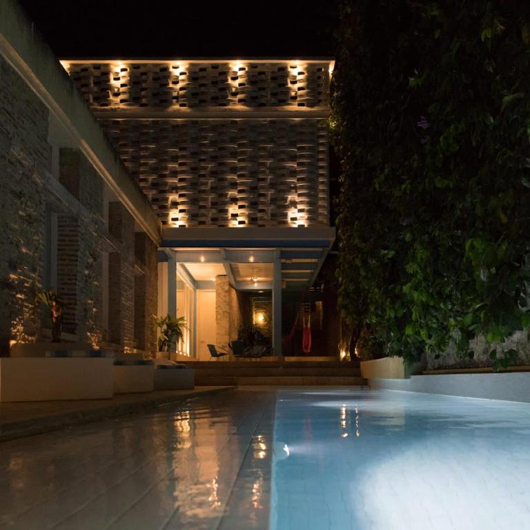 NOK Luxury Colonial Villa 6BR with Pool Staff & Breakfast at Getsemani - Villa - 64