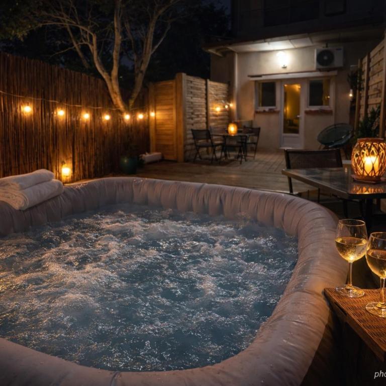 Maison avec jacuzzi privé à 5 min de la plage à St Aygulf - Haus mit 1 Schlafzimmer - 1