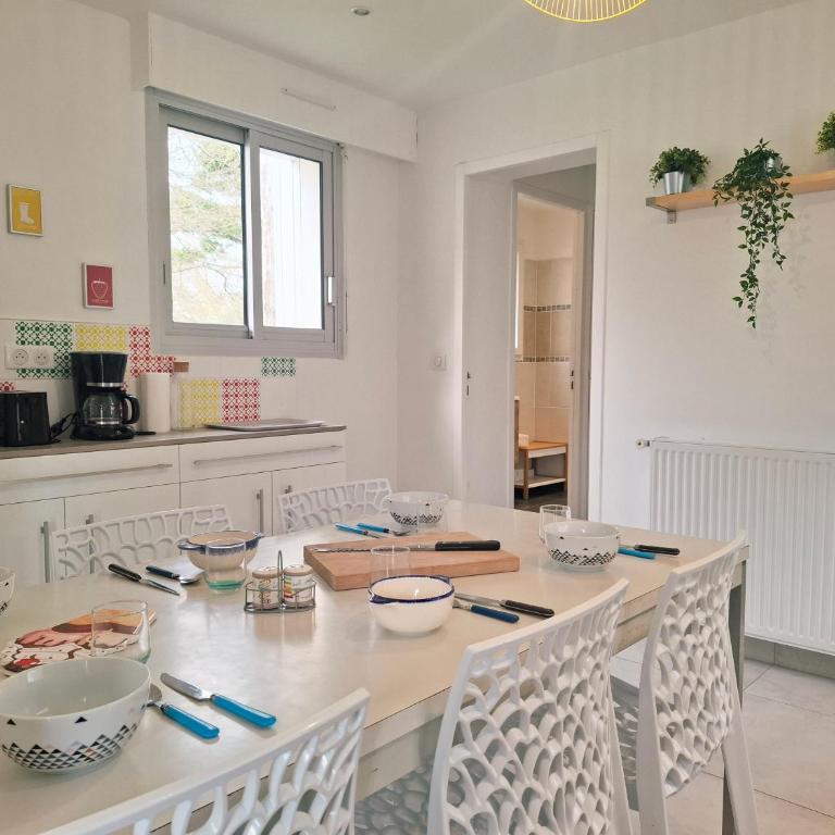 Maison rénovée à 300 m de la plage - Maison 3 Chambres - 8
