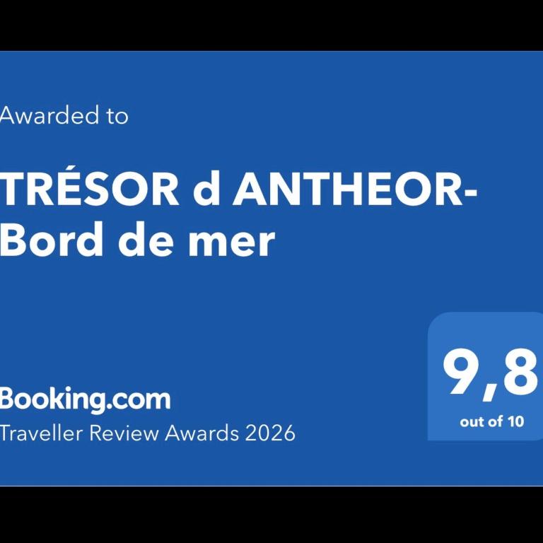 TRÉSOR d ANTHEOR- Bord de mer - Apartment mit 1 Schlafzimmer - 4