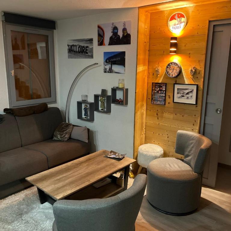 Charmant T2 cabine pour 4 pers., balcon sud-est, Wifi à Valloire - FR-1-263-531 - Appartement - 1