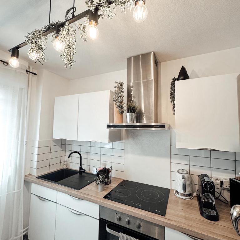 Le cocon Blånc Metz -T2 cosy avec parking privé & balcon - Gare, Nouvelle Ville - Appartement 1 Chambre - 4