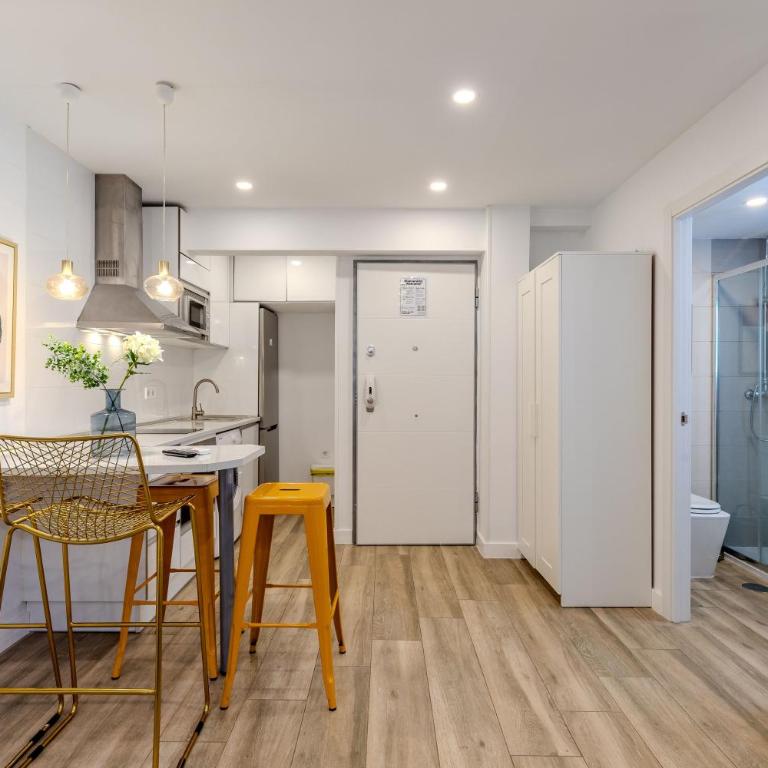 Bright and Fantastic Studio - Apartment Embajadores A - One-Bedroom Apartment - 7