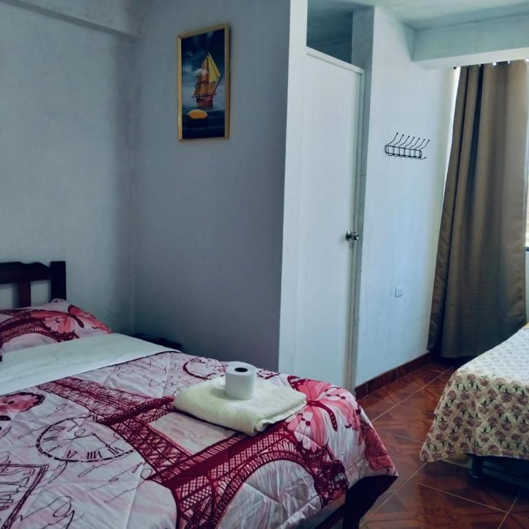 Alojamiento Santo Domingo - Huarmey - Habitación Doble con baño privado - 2 camas - 13