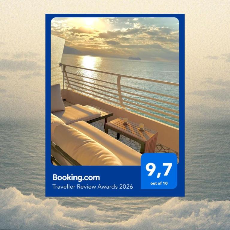Casa Sud Menton Superbe front mer, appartement rénové, parking & climatisation - Studio mit Meerblick - 5
