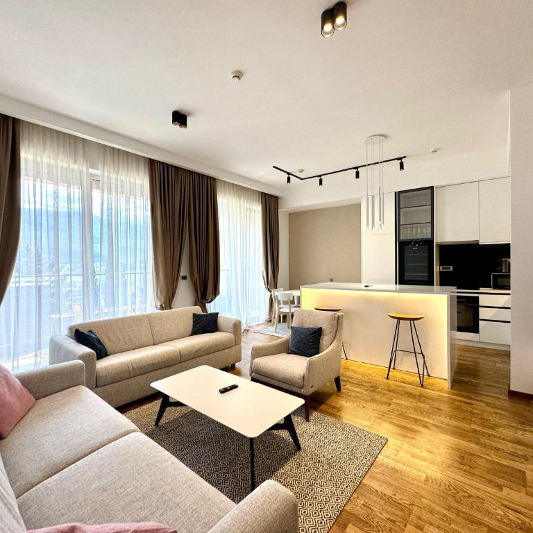 Harmonia VIP - Apartman sa 2 Spavaće Sobe, Terasom i Pogledom na More - 3